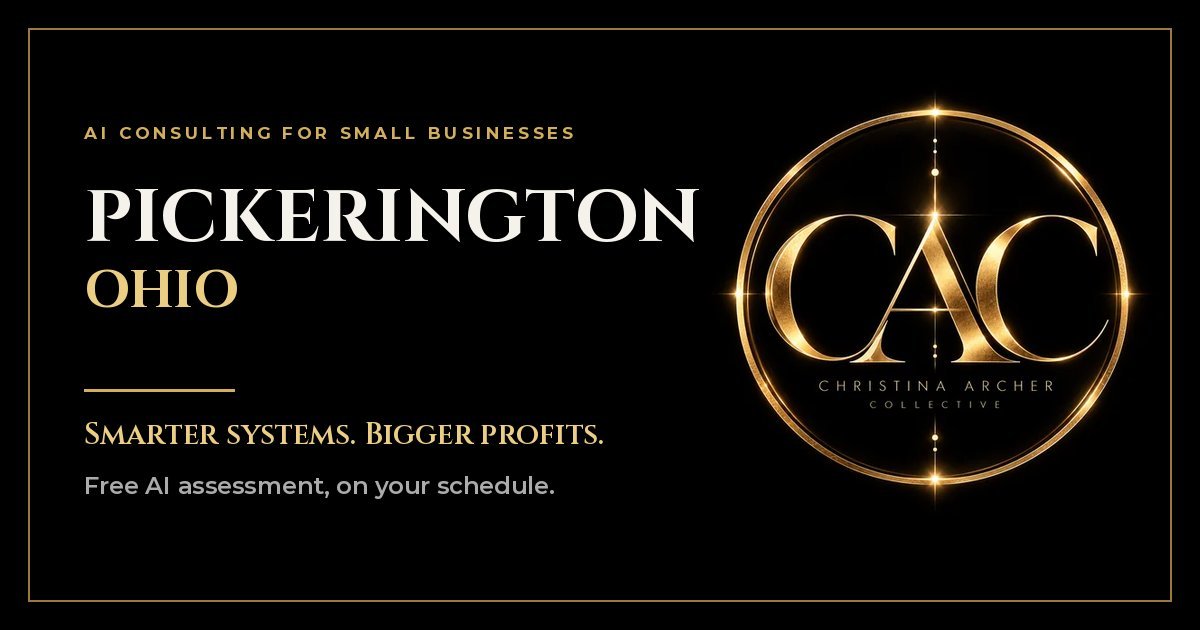 AI consulting for small businesses in Pickerington, Ohio from Christina Archer Collective